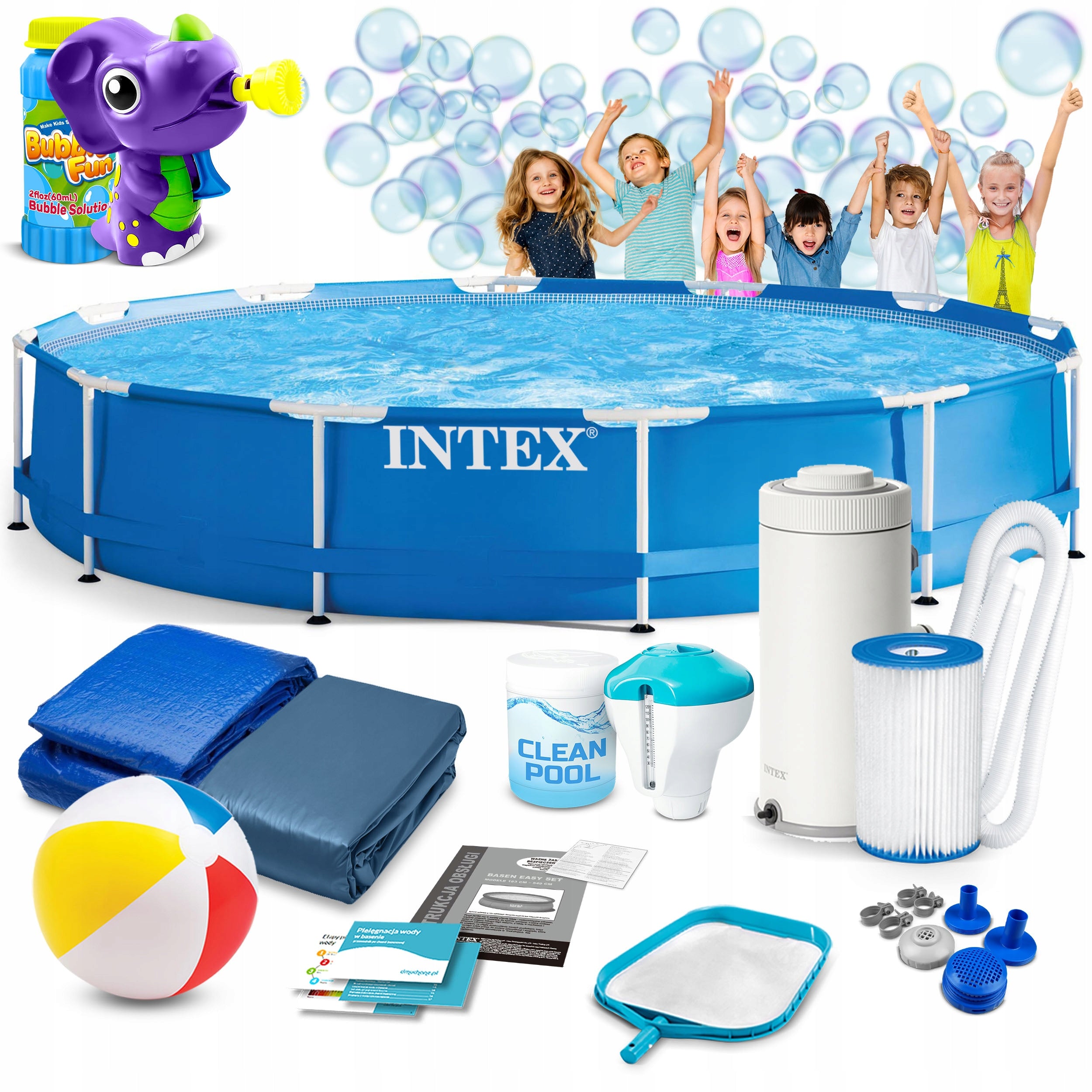 GARDEN POOL MAX SET 366x76 INTEX 28212 15in1A