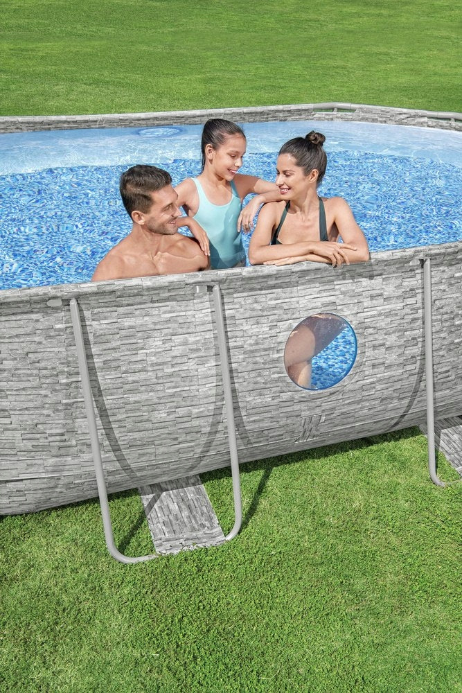 GARDEN POOL RACK 427x250 BESTWAY 56946 WINDOWS PUMP Height 107 cm