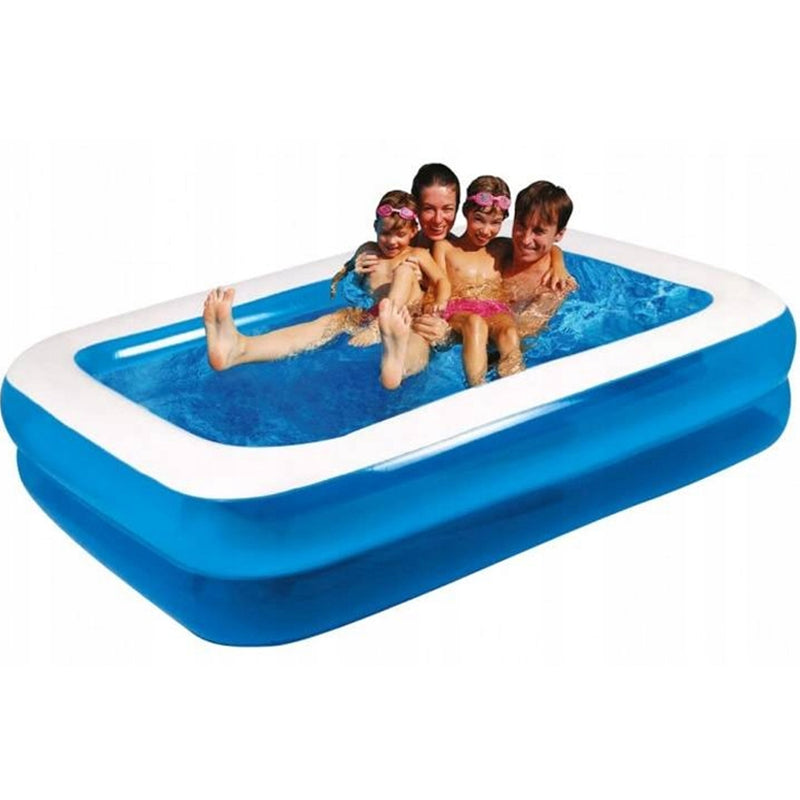 GARDEN POOL RECTANGULAR INFLATABLE FAMILY FOR KIDS FOR GARDEN 200X150CM Product width 150 cm