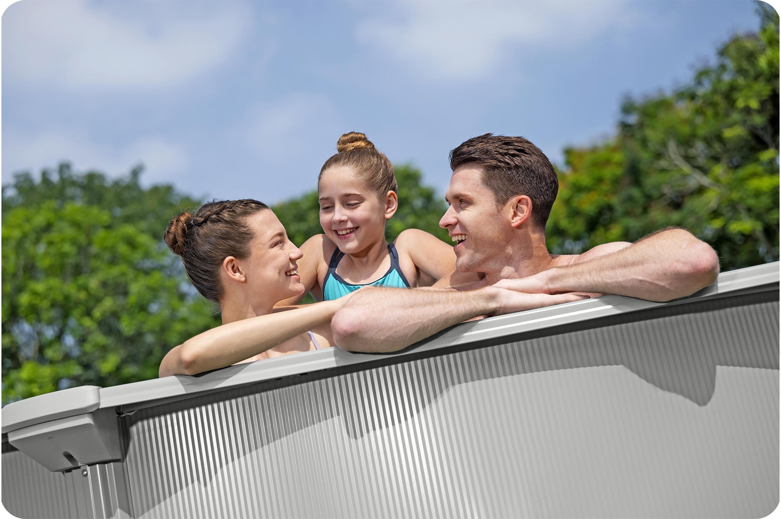 GARDEN POOL YEAR-ROUND PANEL HYDRAUM 457x122 cm BESTWAY SET 13in1 Series Hydrium