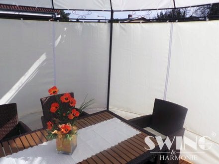 GARDEN Pavilion LAVO Swing & Harmonie BURGUNDY 350CM Color red