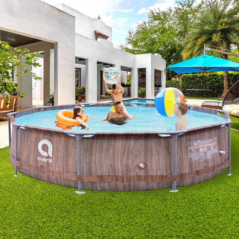 GARDEN RACK POOL ROUND AVENLI PICO WITH PUMP 305x76 SET 9in1 Manufacturer code PICO