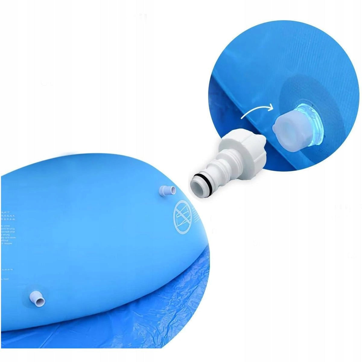 GARDEN ROUND EXPANSION POOL 240x63cm WITH FILTER PUMP AVENLI 17792 Volume 2074 l