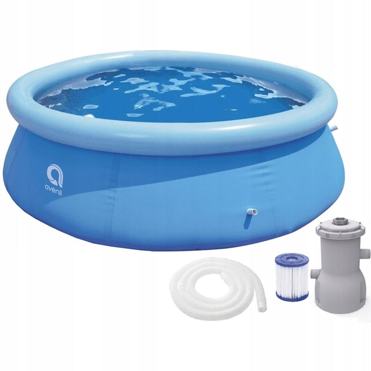 GARDEN ROUND EXPANSION POOL 240x63cm WITH FILTER PUMP AVENLI 17792
