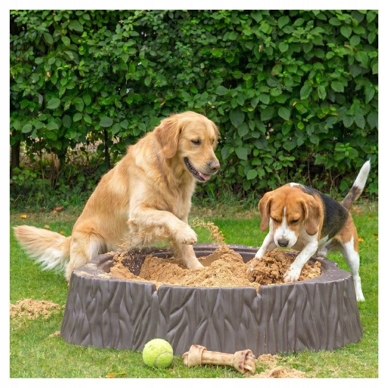 GARDEN SANDBOX PLASTIC LITTLE TIKES SWIMMING POOL FOR CHILDREN TRUNK TREE. Length 96.5 cm