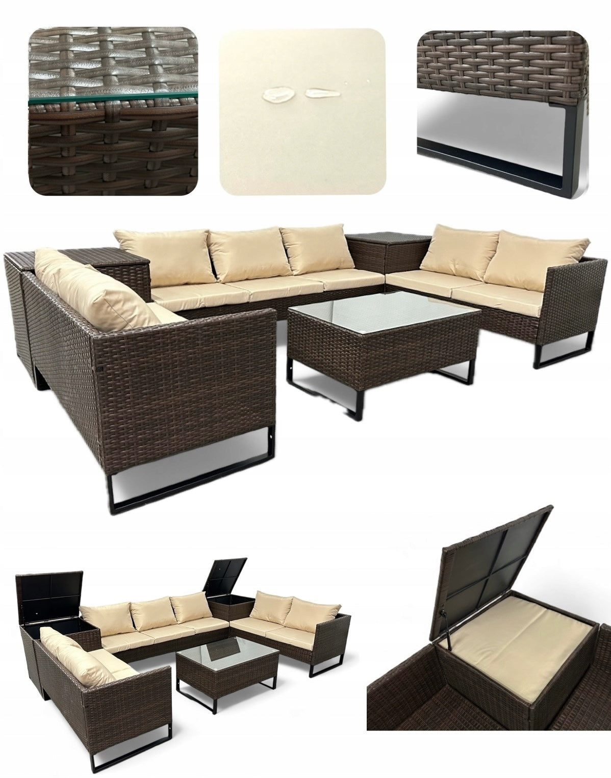 GARDEN SET SFS063 GARDEN FURNITURE SET GARDEN FURNITURE BRONZE