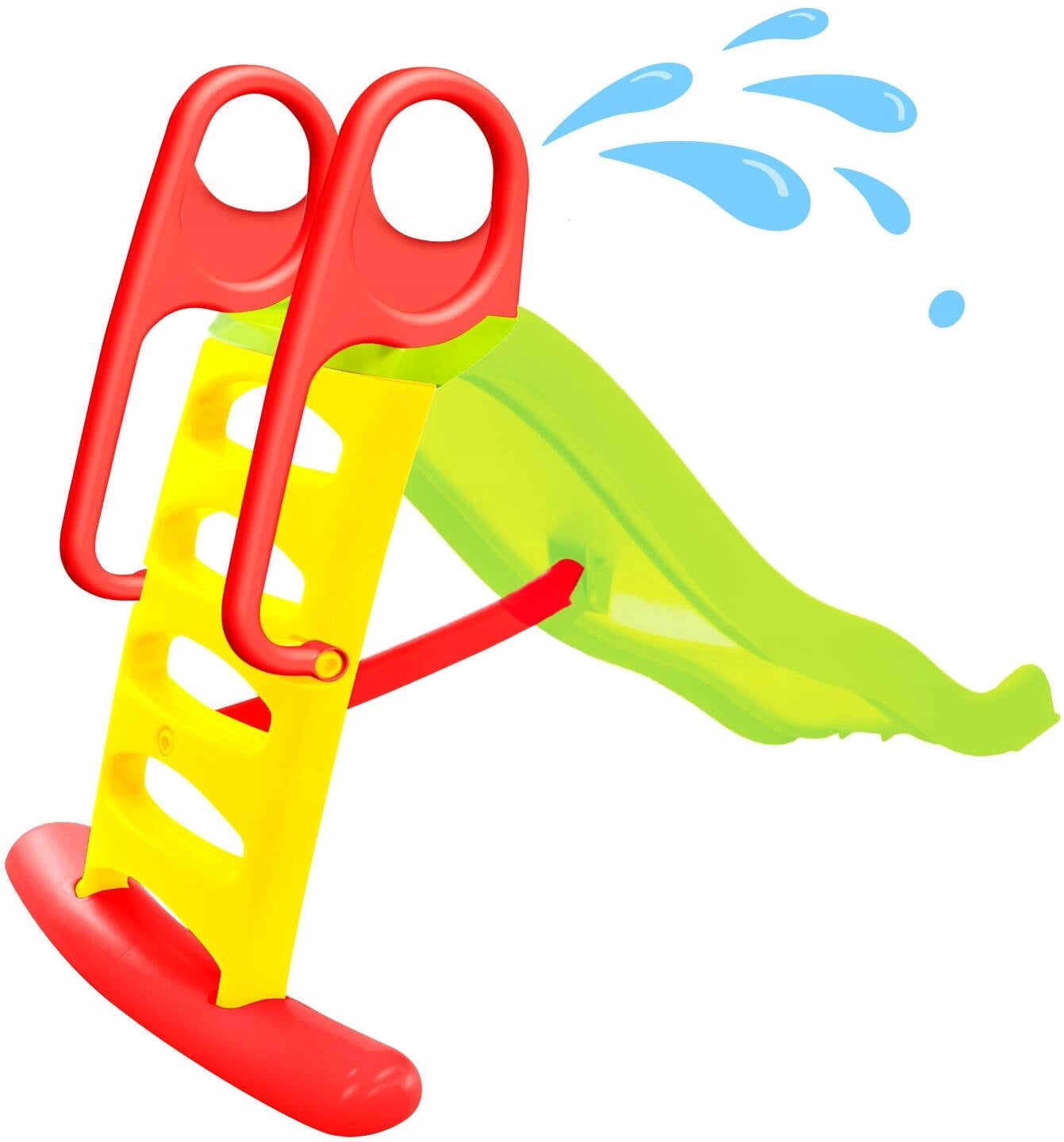 GARDEN SLIDE FOR CHILDREN WITH WATER SPRAY XXL 2m MOCHTOYS Poland Color multicolor
