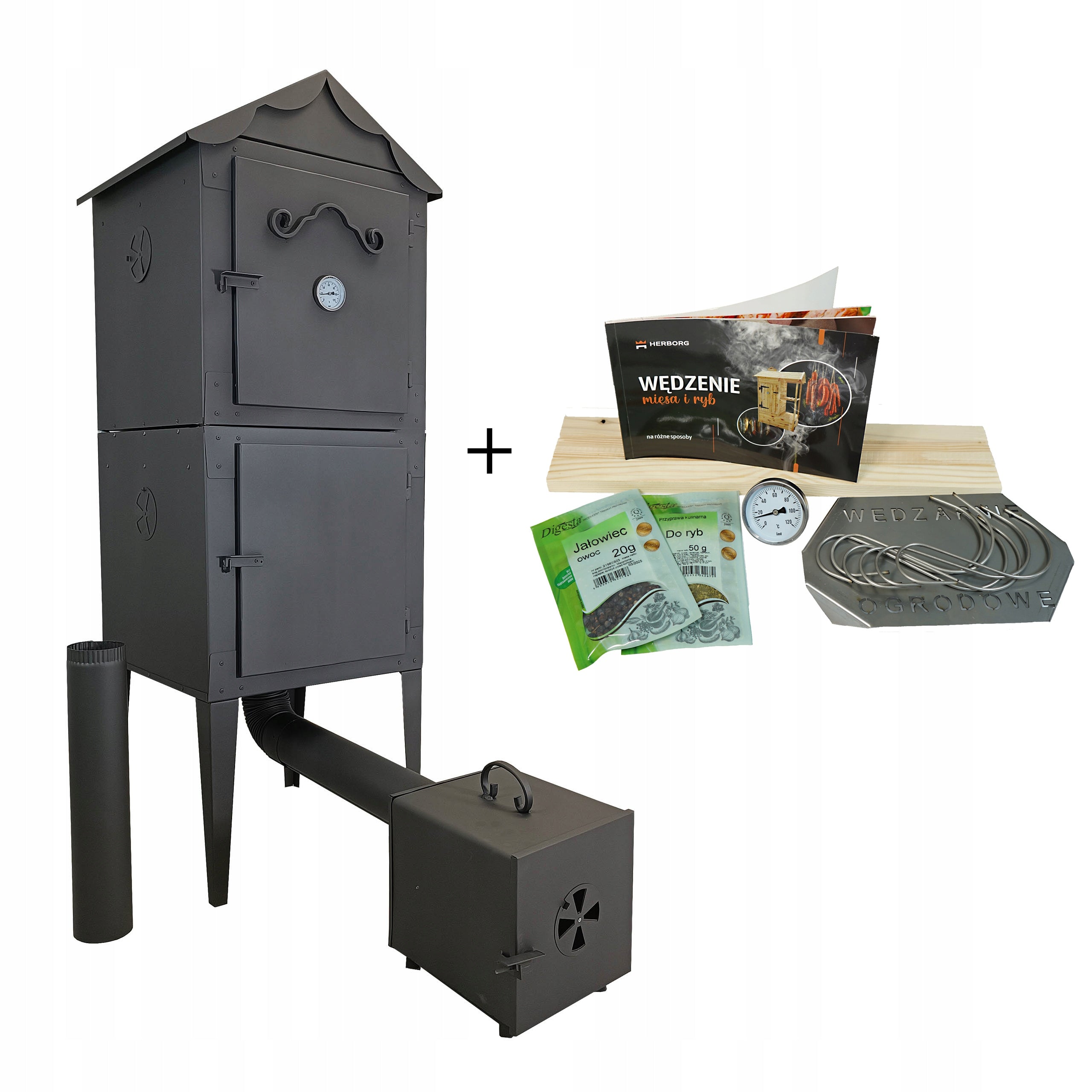 GARDEN SMOKER LARGEST METAL SMOKEHOUSE ELITE PRO 3.0 FREEBIE XXXL