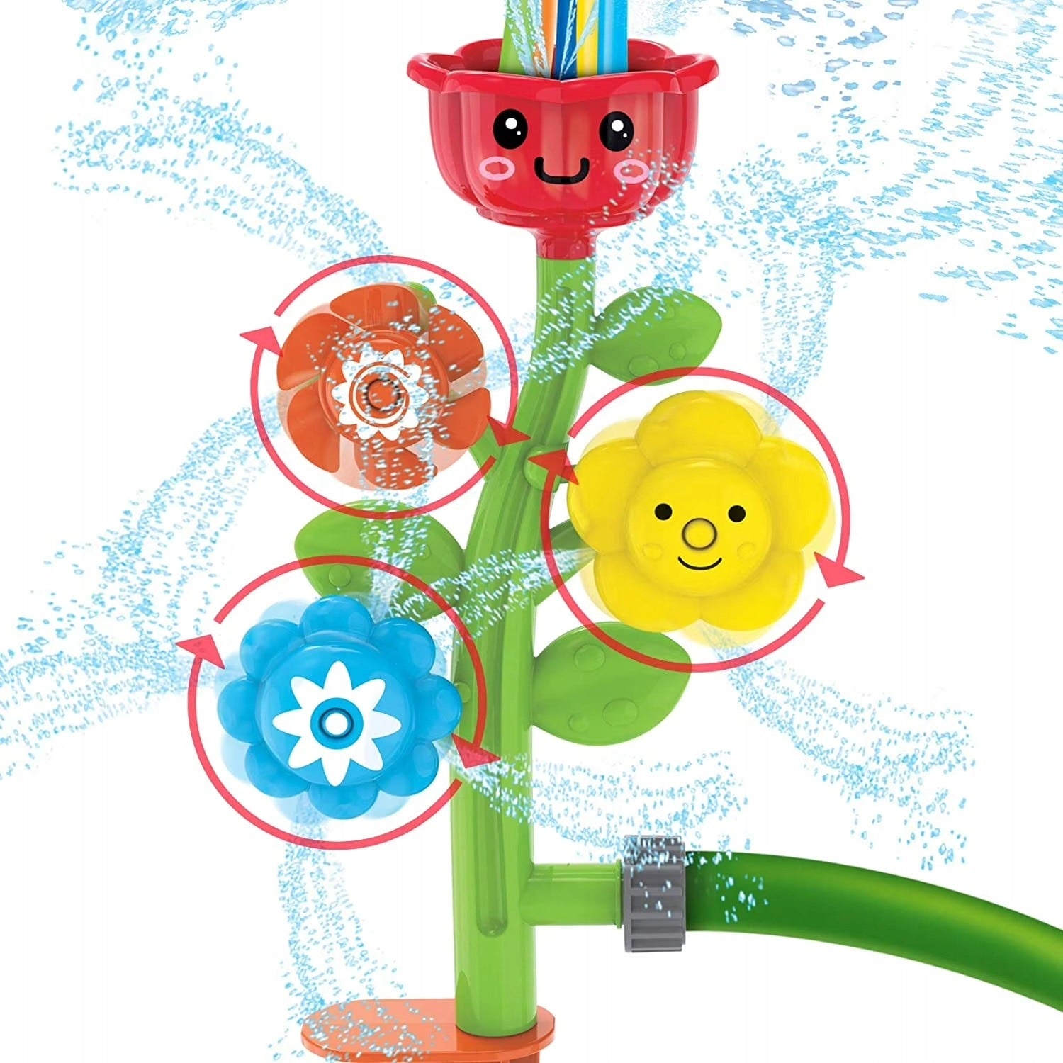 GARDEN SPRINKLER MERRY FLOWER FOUNTAIN SPRAY FOR GARDEN Packaging status original