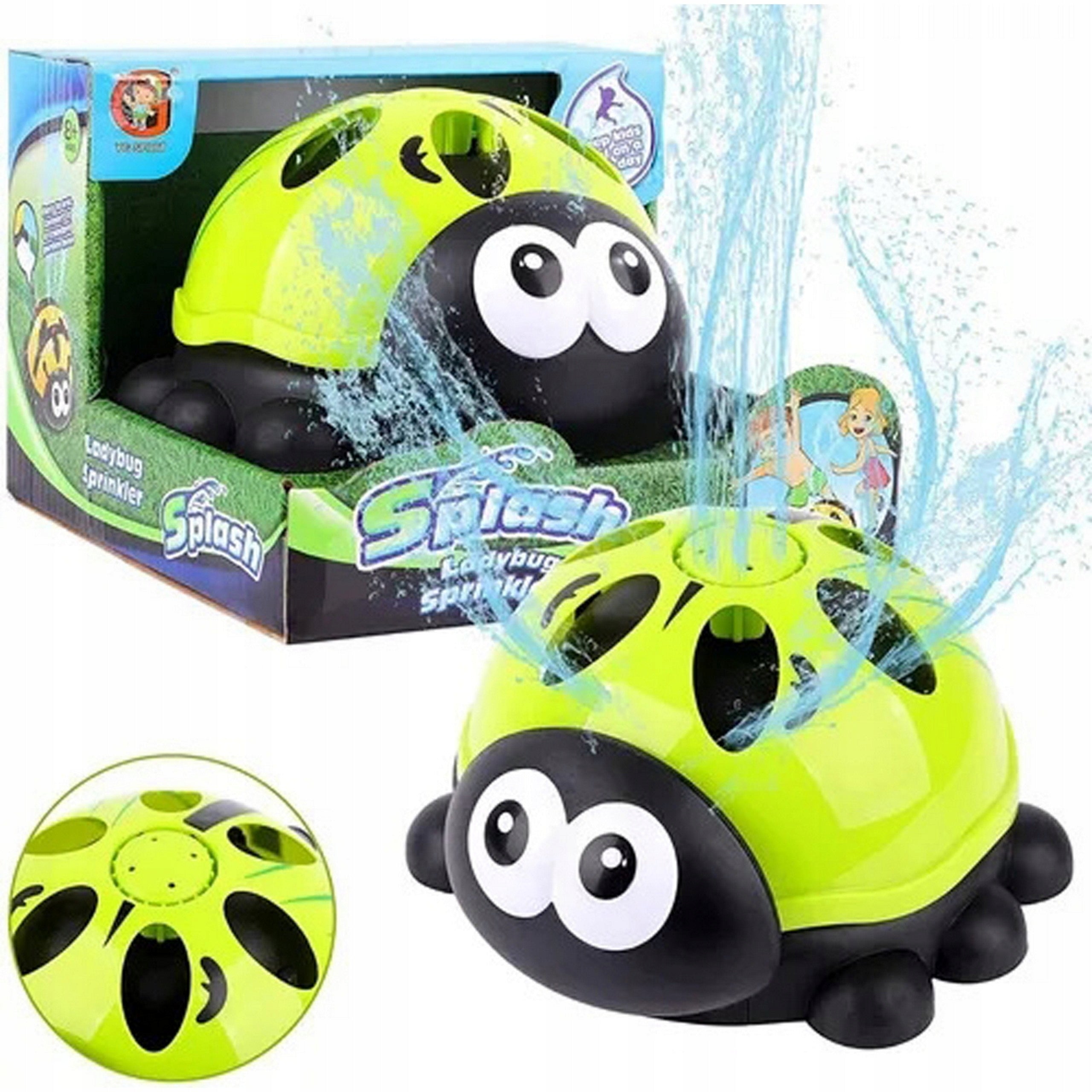 GARDEN SPRINKLER SPRAYING WATER FOR CHILDREN Ladybug green