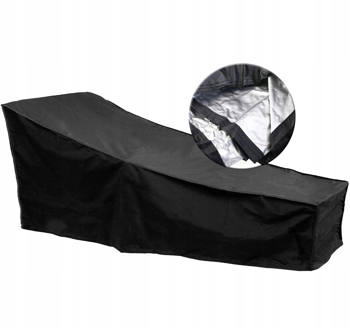 GARDEN SUN LOUNGER COVER WATERPROOF PROTECTOR 210 X 80 cm