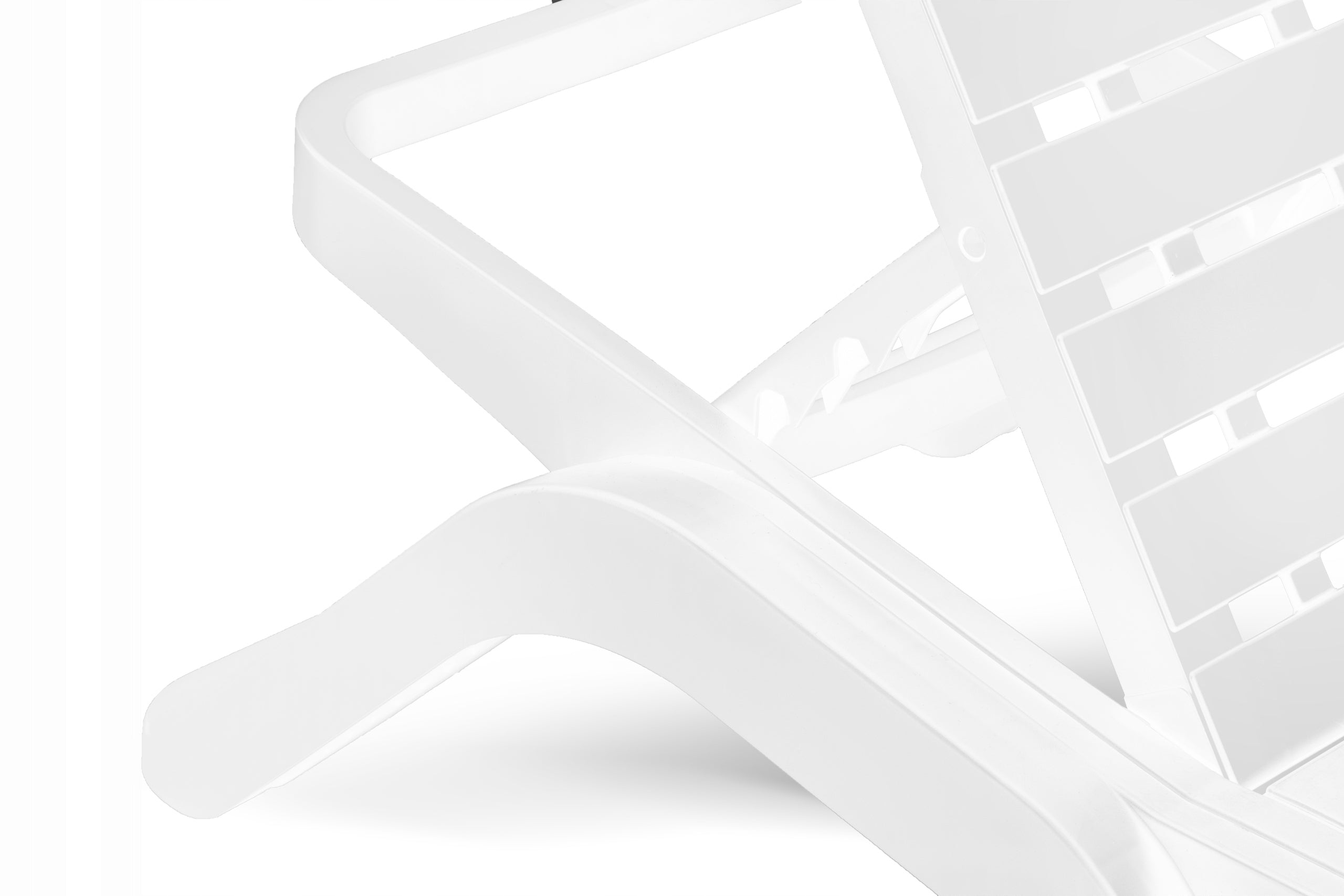 GARDEN SUN LOUNGER POOL ROCCO ADJUSTABLE WHITE Brand ProGarden