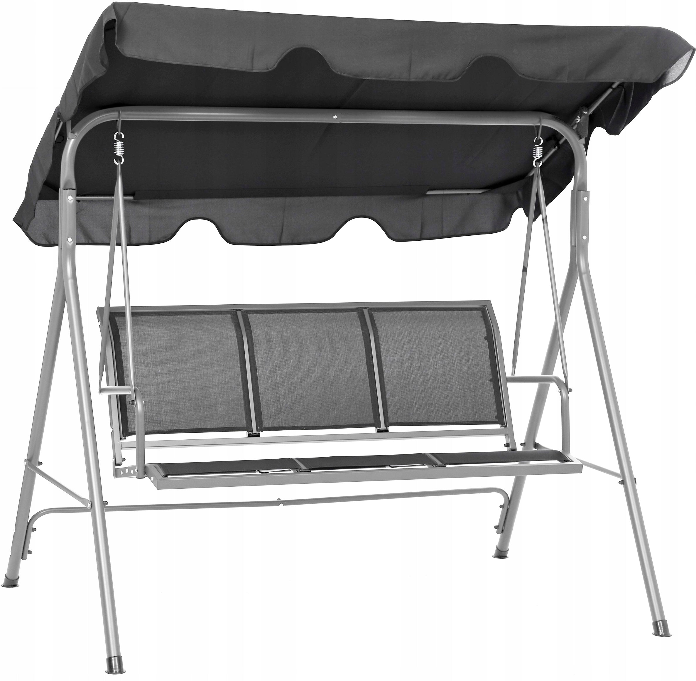 GARDEN SWING 3-SEAT ROCKING BENCH CANOPY