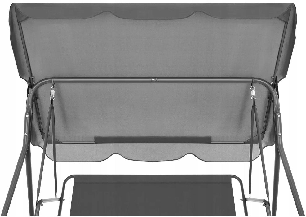 GARDEN SWING 3-SEAT ROCKING BENCH + MATTRESS Kind freestanding