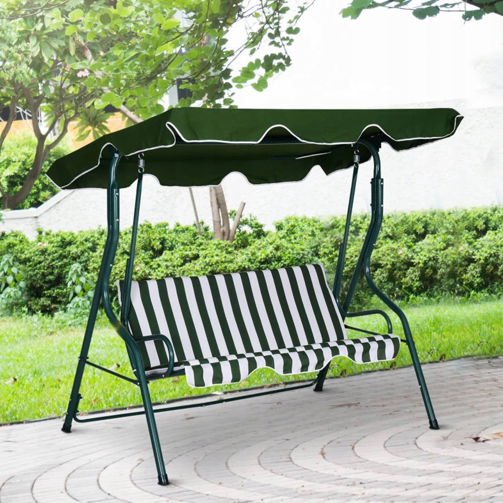 GARDEN SWING 3-SEATER FREESTANDING ROCKING BENCH + MATTRESS Manufacturer Holla Garden