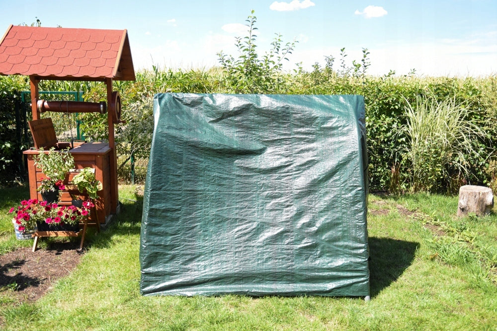 GARDEN SWING COVER 220 x 150 x 170 cm GREEN TWO LOCKS 92105 Length 220 cm