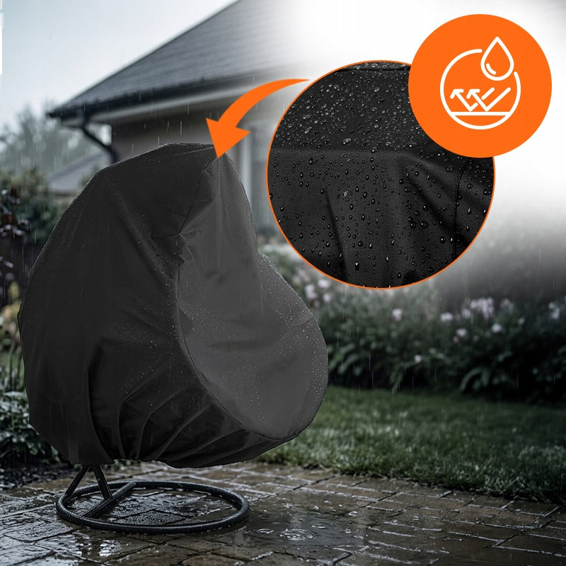 GARDEN SWING COVER COCOON HANGING CHAIR LARGE XXL WATERPROOF +UV Product width 220 cm