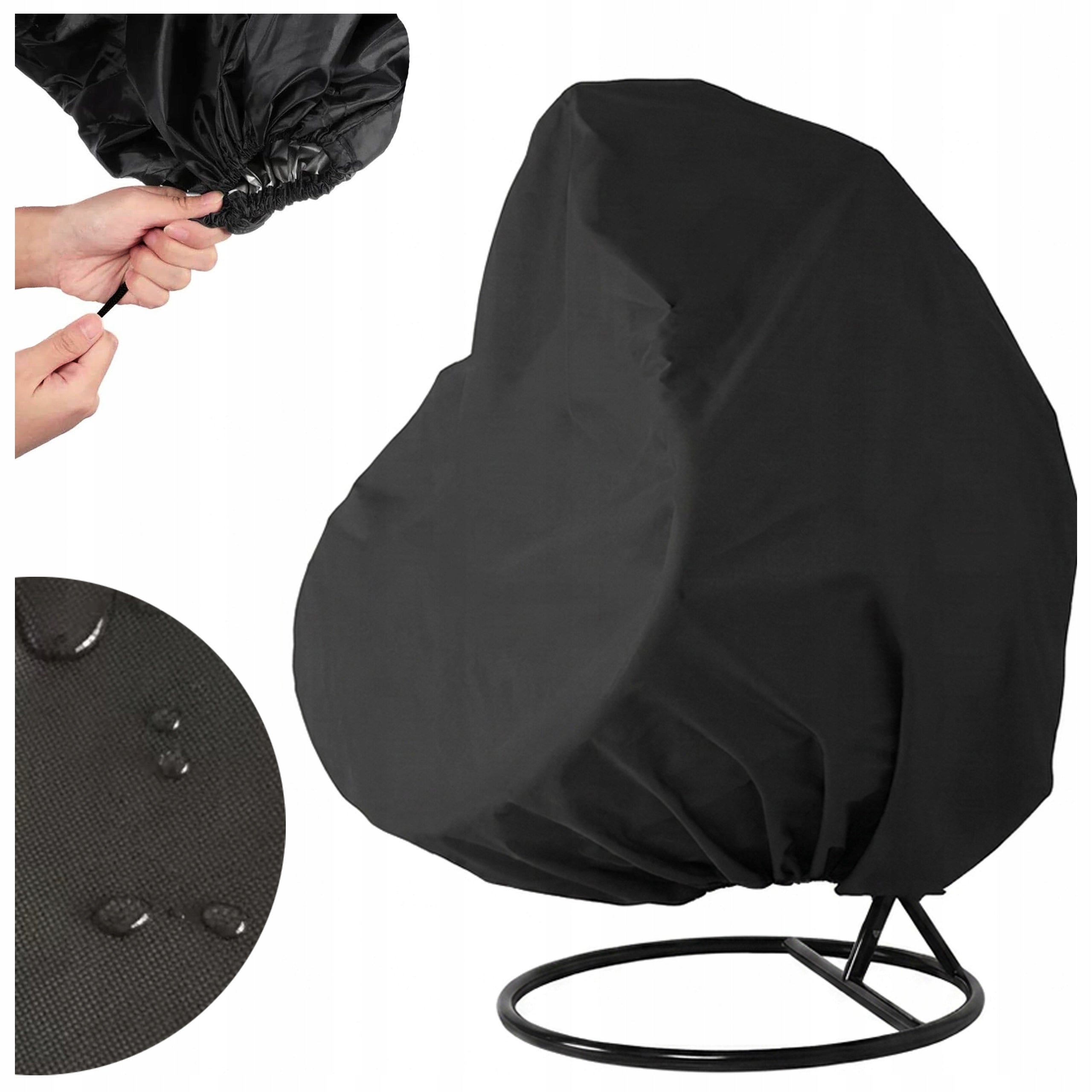GARDEN SWING COVER COCOON HANGING CHAIR LARGE XXL WATERPROOF +UV