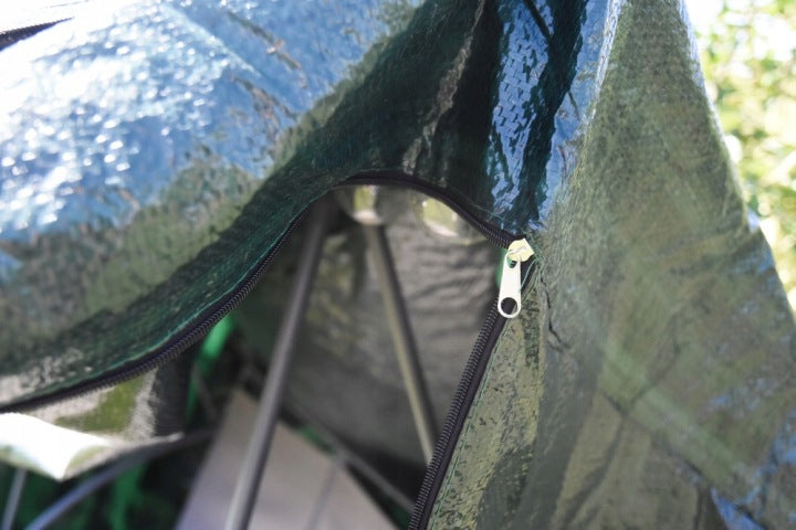 GARDEN SWING COVER FASTENED 220x150x170 GREEN WATERPROOF Product width 150 cm