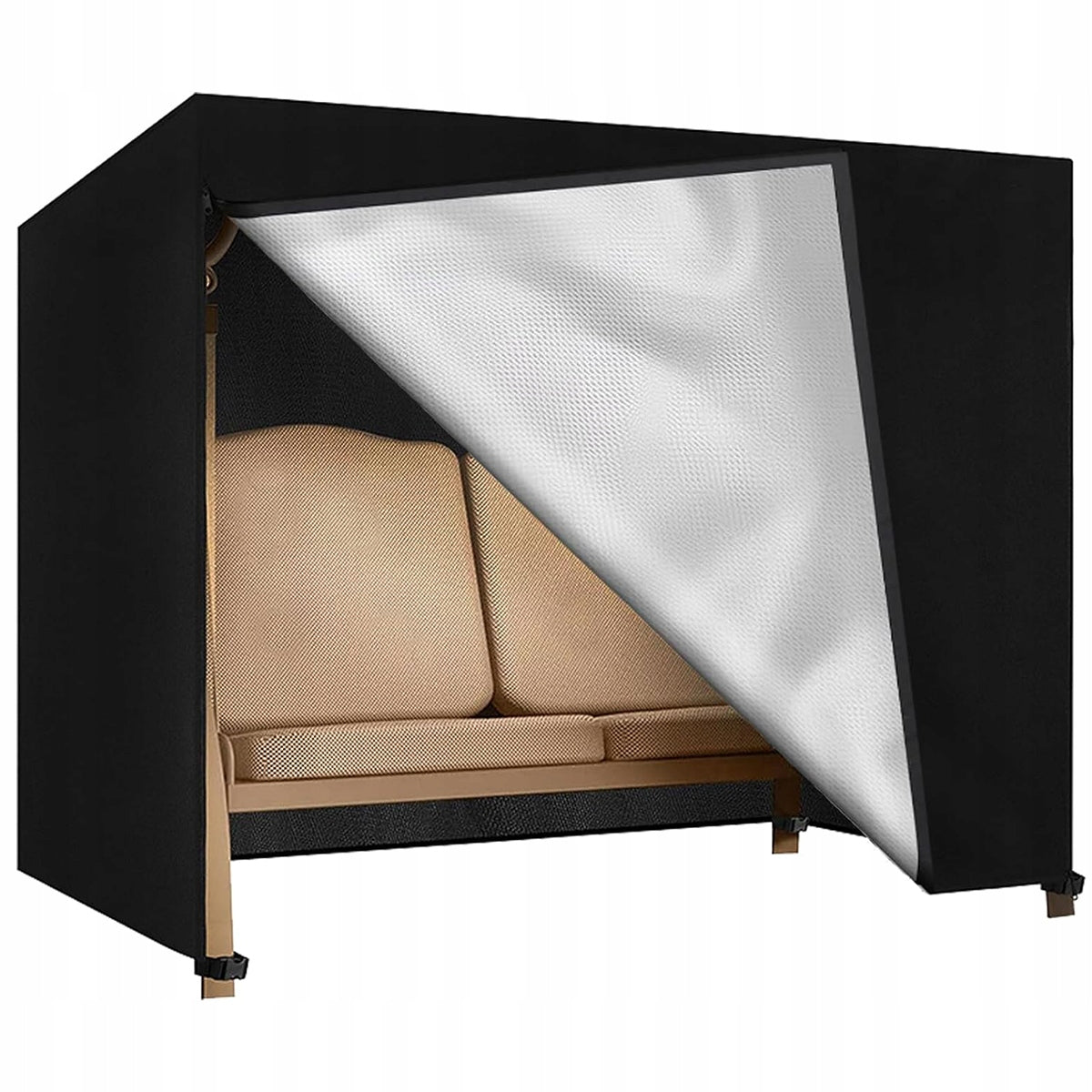 GARDEN SWING COVER Waterproof For Garden Bench 220*125*170CM Length 220 cm