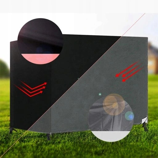 GARDEN SWING COVER Waterproof Tarpaulin 220*125*170 cm Color black