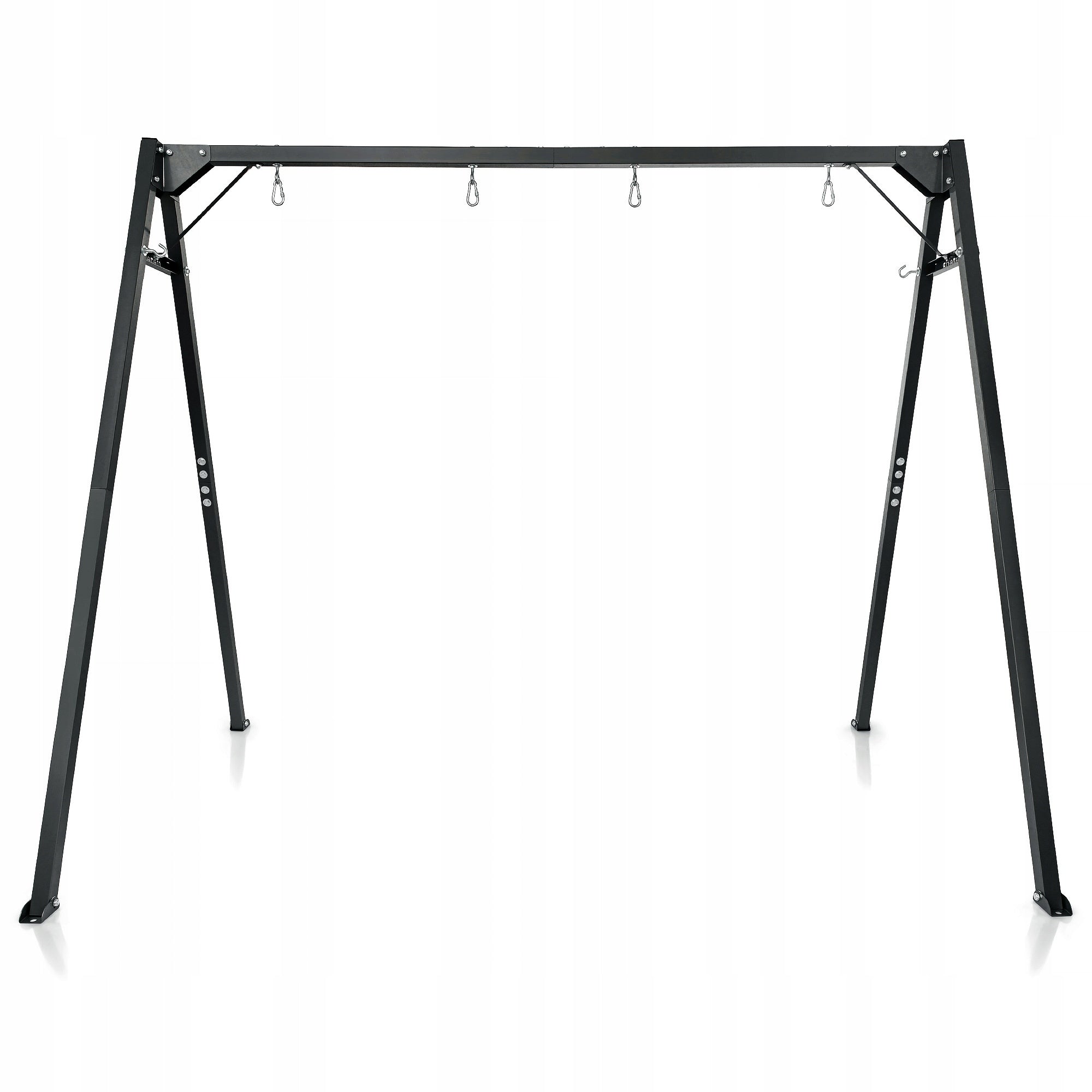 GARDEN SWING FRAME STABLE STRONG STURDY 2 SEATS UP TO 200KG