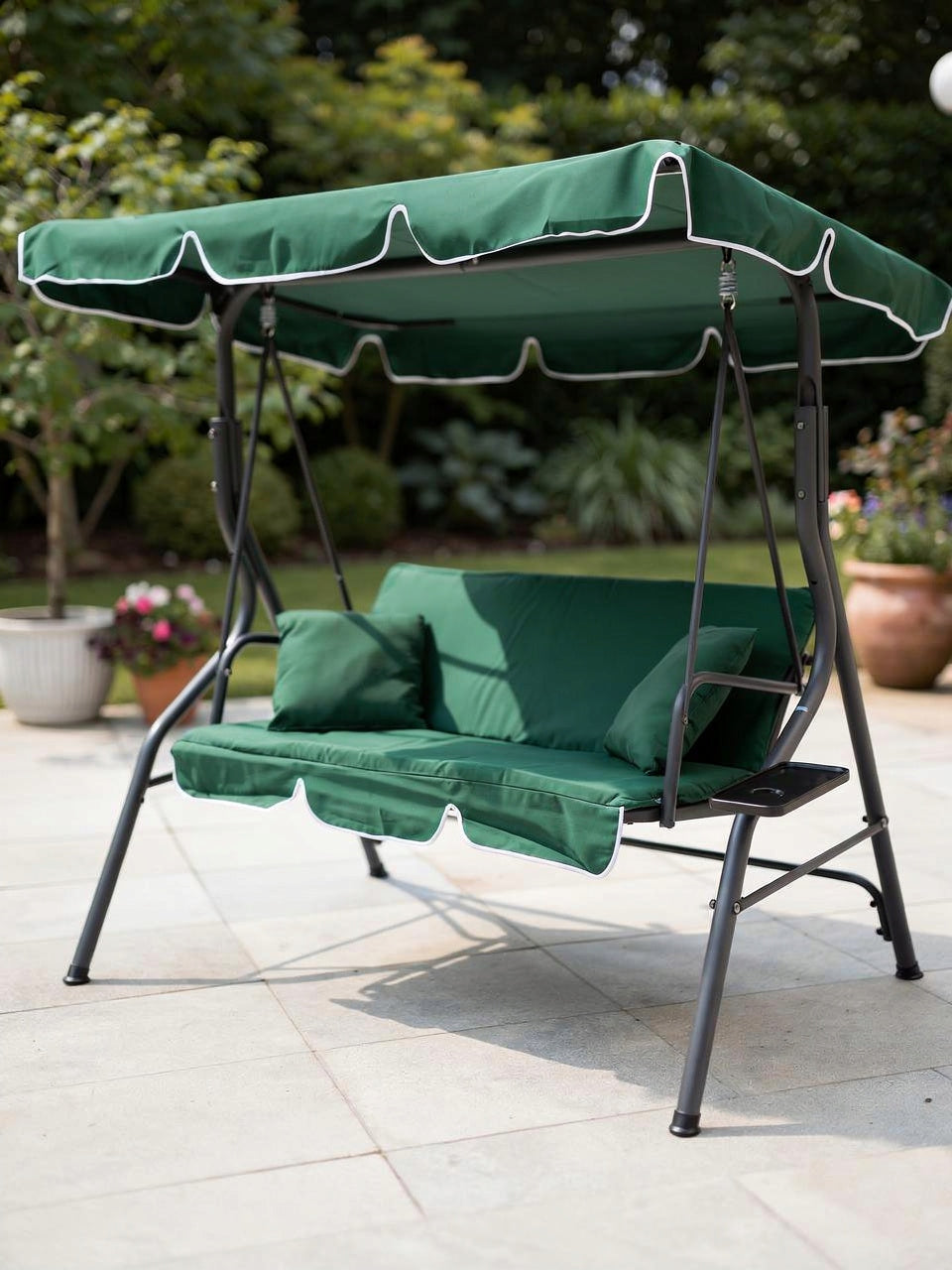 GARDEN SWING MTG 4003A ROCKING FREESTANDING 3 SEATER GREEN Packaging status original