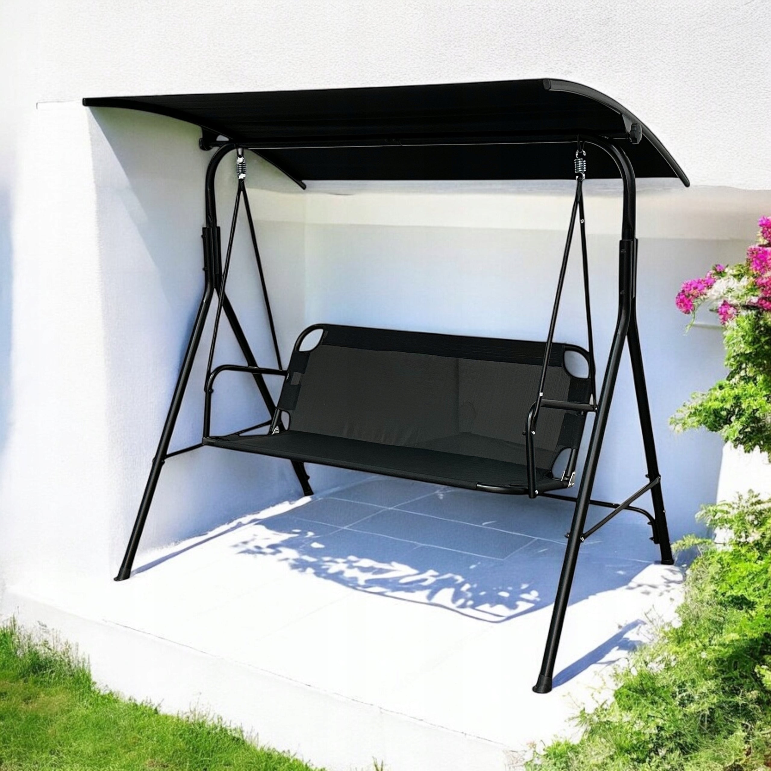 GARDEN SWING MTG 4006 ROCKING FREESTANDING 3 SEATER BLACK Manufacturer code MAS-4006