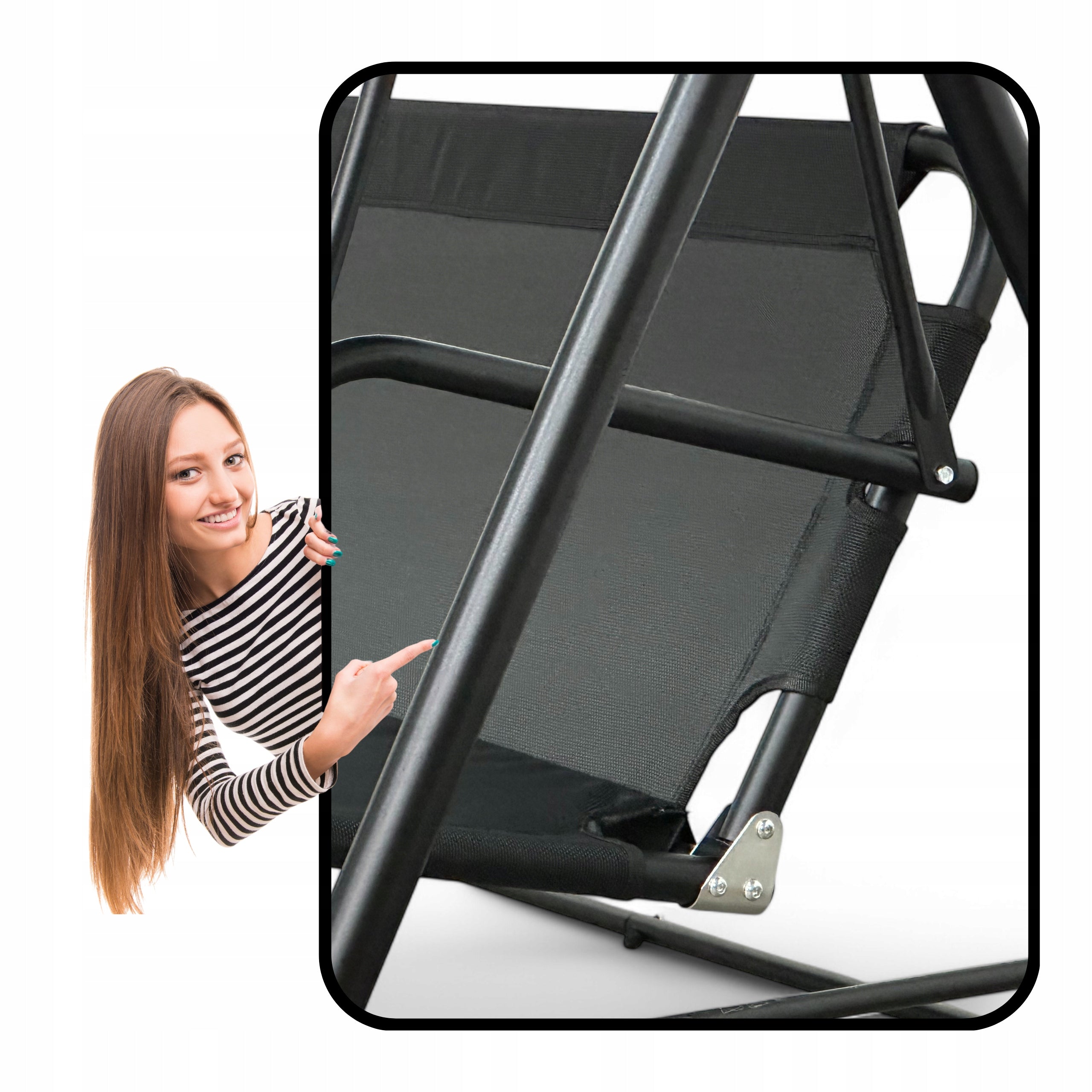 GARDEN SWING MTG 4006 ROCKING FREESTANDING 3 SEATER BLACK Product weight with unit packaging 19 kg