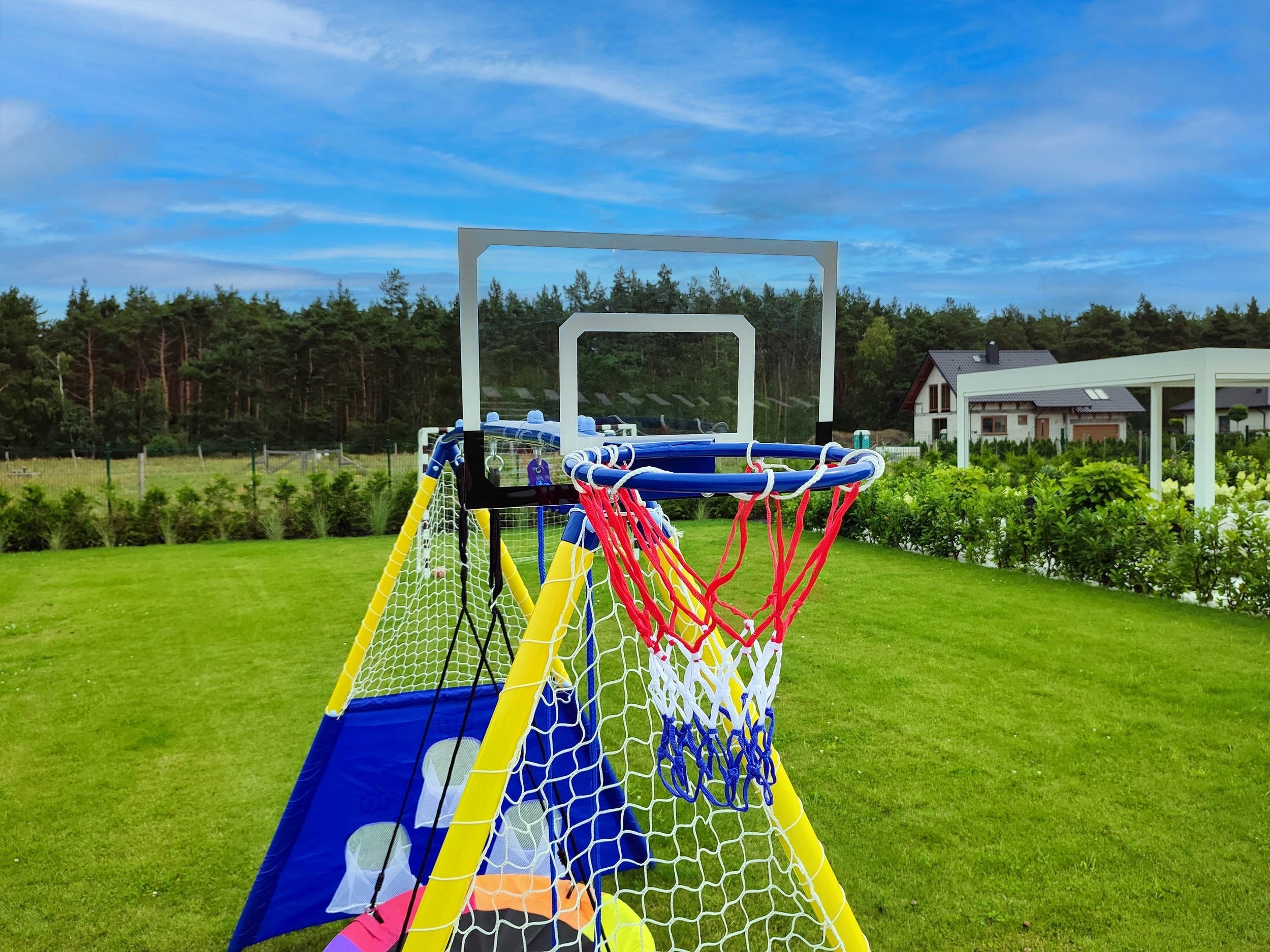 GARDEN SWING SQUARE TOYS FOR CHILDREN SWING FRAME STORK NEST Dominant material metal