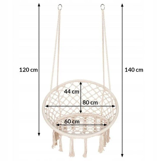 GARDEN SWING STORK NEST HANGING CHAIR FOR GARDEN HOUSE XL BOHO EAN (GTIN) 5902340677698