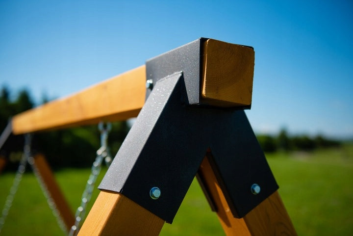 GARDEN SWING WOODEN SEAT WOODEN BENCH - VENUS Seat length 150 cm