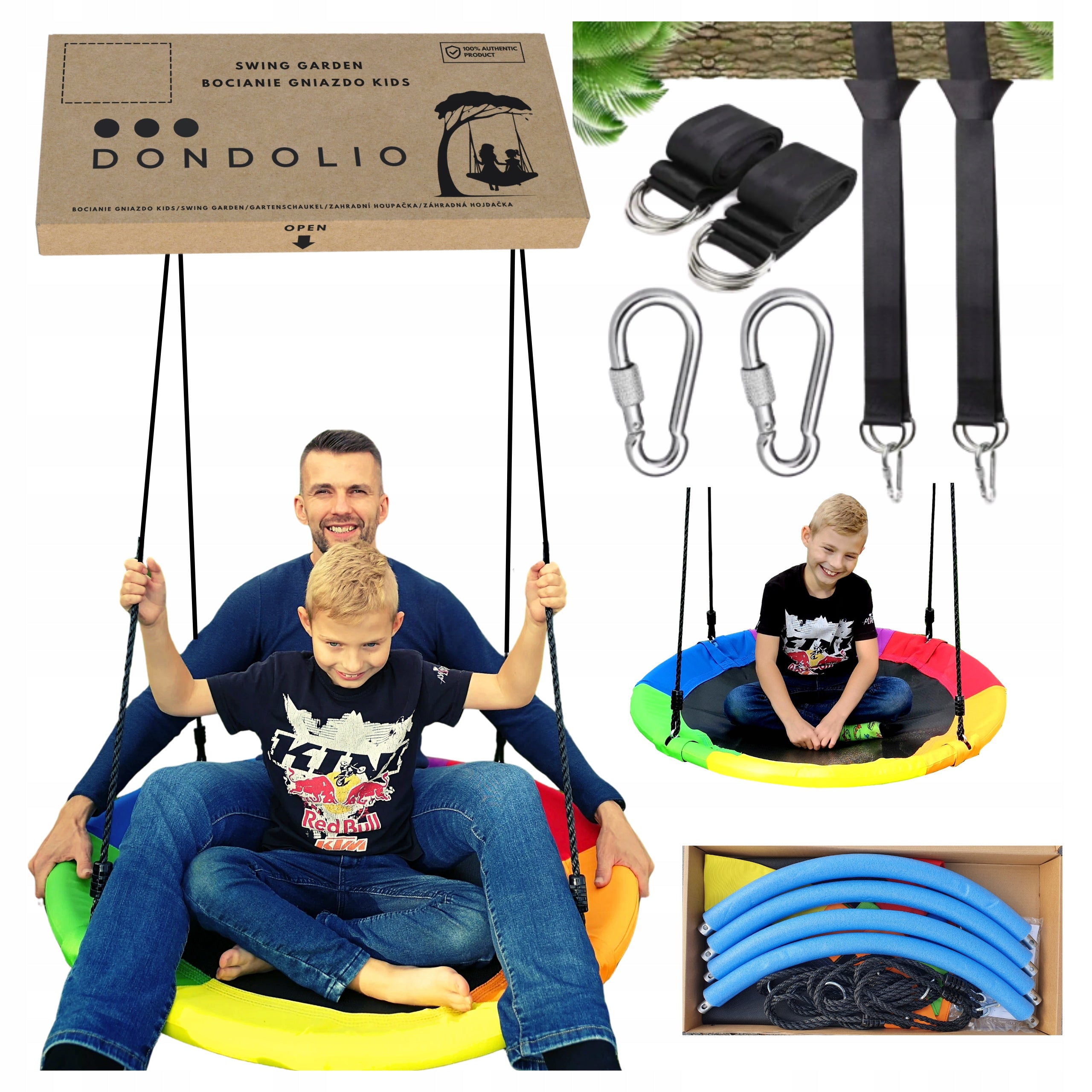 GARDEN Swing STORK NEST Large 120cm XXL 300kg STRONG Durable