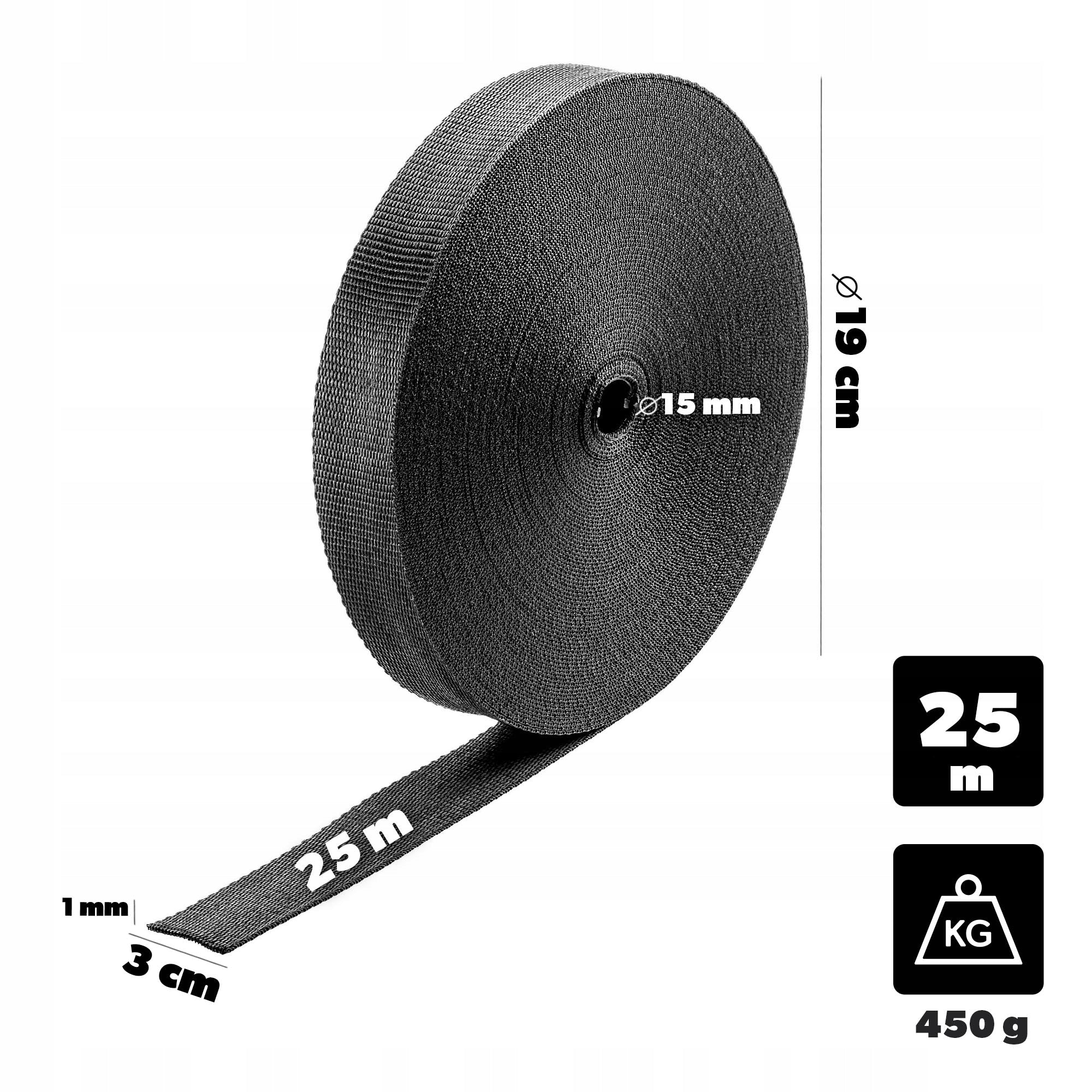 GARDEN TAPE FOR PLANT LIGATION 30mm/25m TREE TREES STRONG Manufacturer code K16005_1