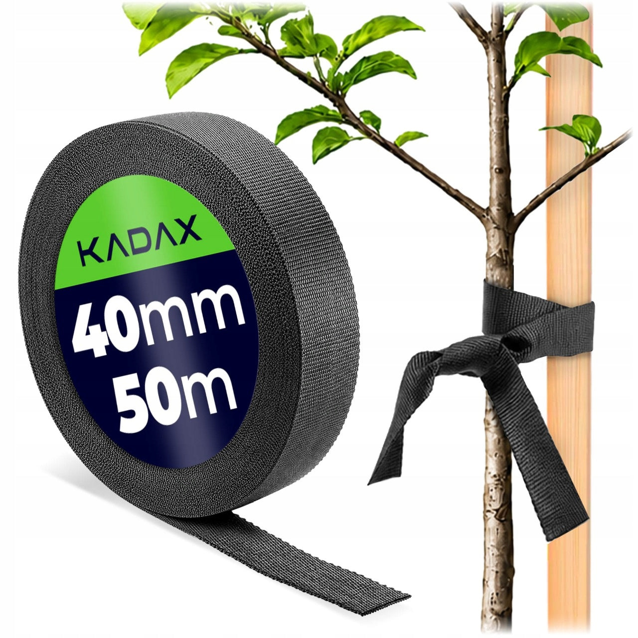 GARDEN TAPE FOR PLANT LIGATION 40mm/50m TREE TREES STRONG