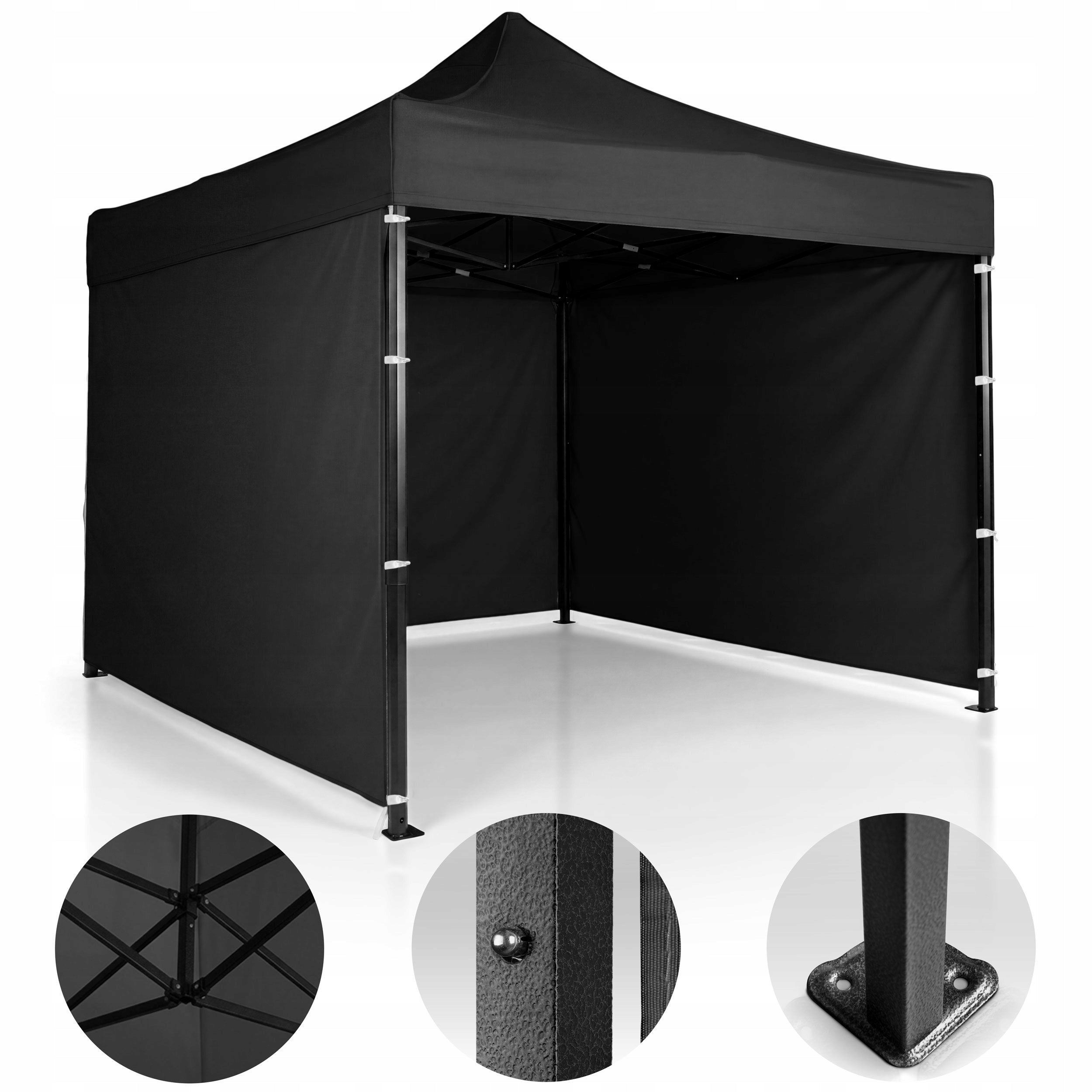GARDEN TENT COMMERCIAL PAVILION EXPRESS 3x6x3m 3 WALLS