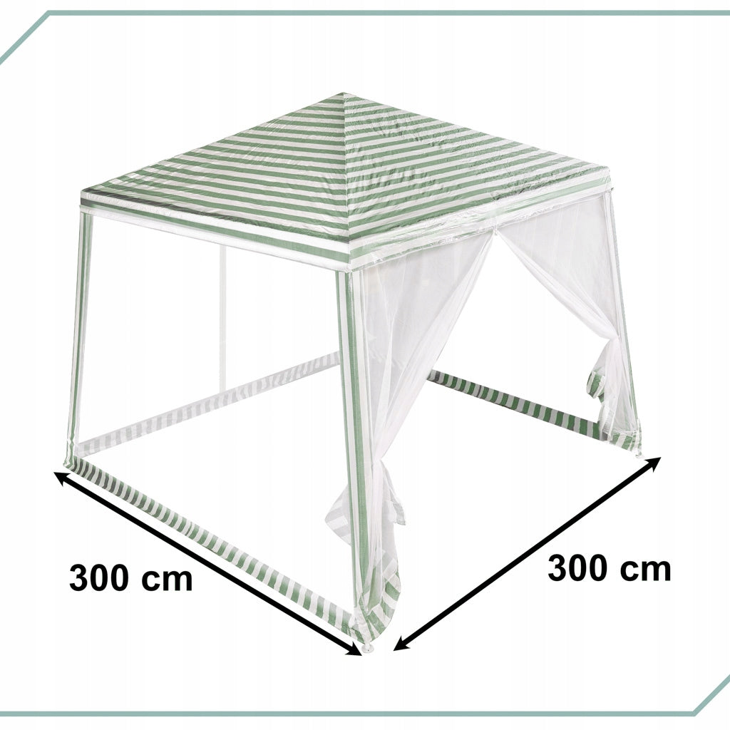 GARDEN TENT WITH MOSQUITO NET GAZEBO FOR GARDEN STABLE 3X3M Manufacturer no brand