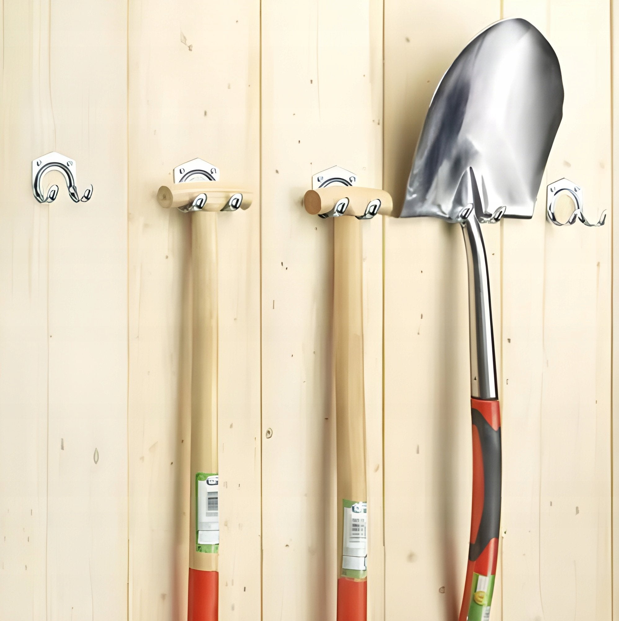 GARDEN TOOL HANGER HOLDER WALL ORGANIZER FOR WORKSHOP 20 PCS Product depth 7 cm