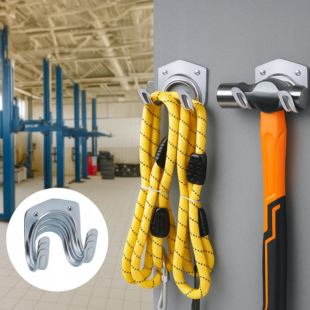 GARDEN TOOL HANGER WALL MOUNT BROOM RAKE ORGANIZER 20 PCS Kind single hangers