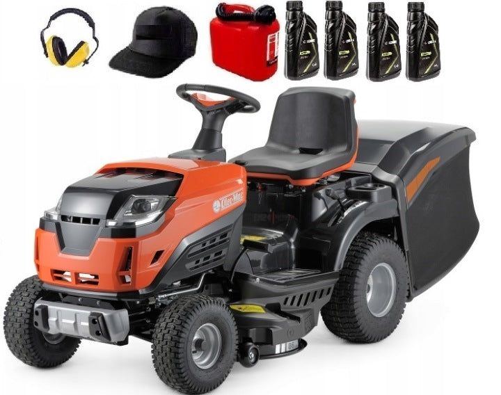 GARDEN TRACTOR MOWER OLEO MAC OM86R/12,5KM OIL+HEADPHONES+CANISTER