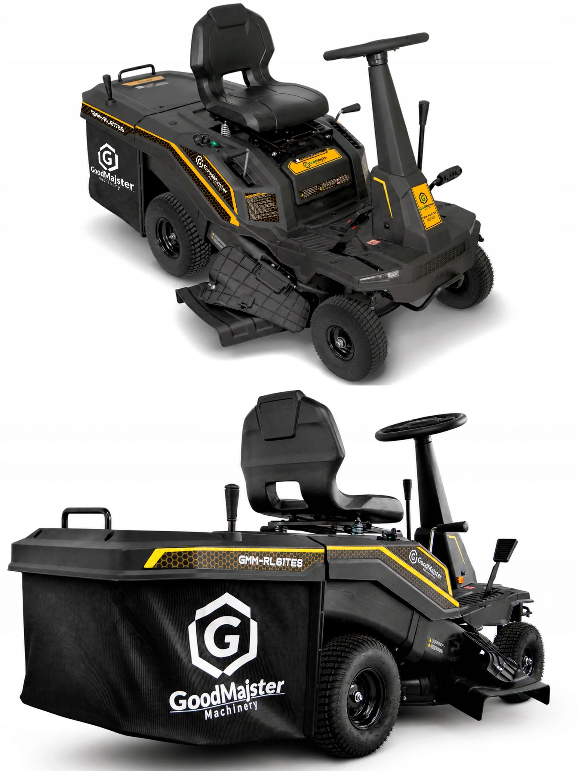 GARDEN TRACTOR RIDER Lawn mower 61cm 3in1 4,5kW 224cc RATO GoodMajster Brand GoodMajster