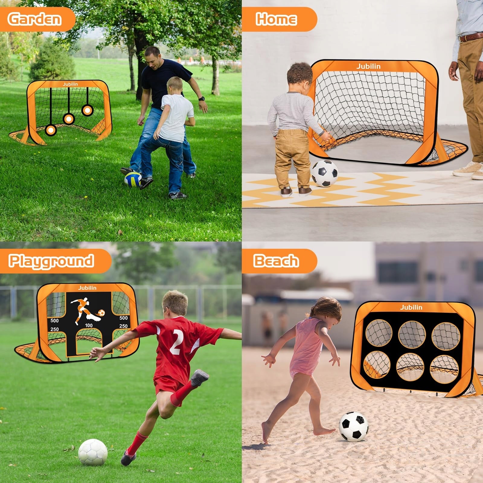 GARDEN TRAINING FOOTBALL GOAL FOR KIDS 4in1 ACCURACY MAT Manufacturer code 173202517.34
