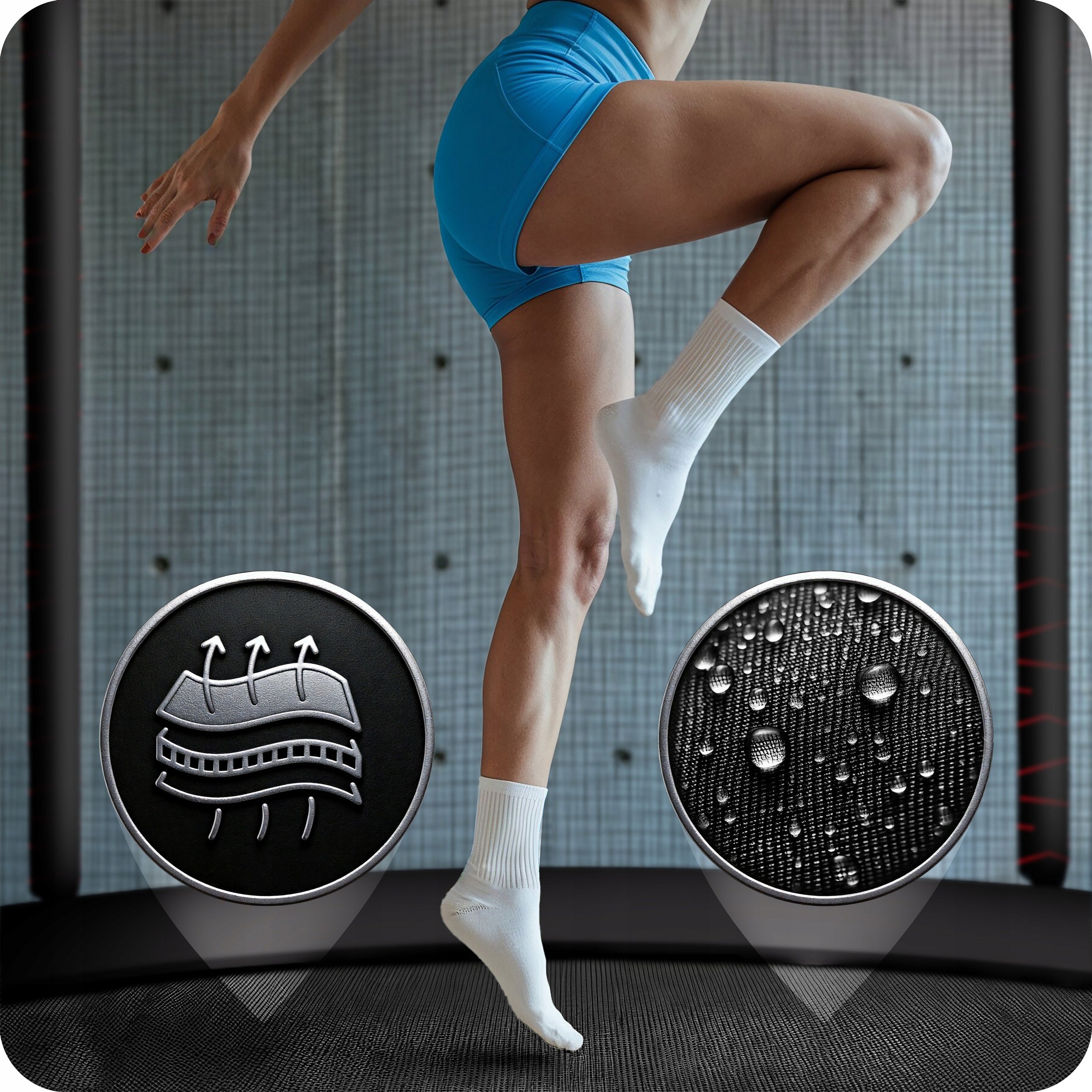 GARDEN TRAMPOLINE FOR CHILDREN 312cm 10ft + LADDER INNER MESH Height from ground level 65 cm