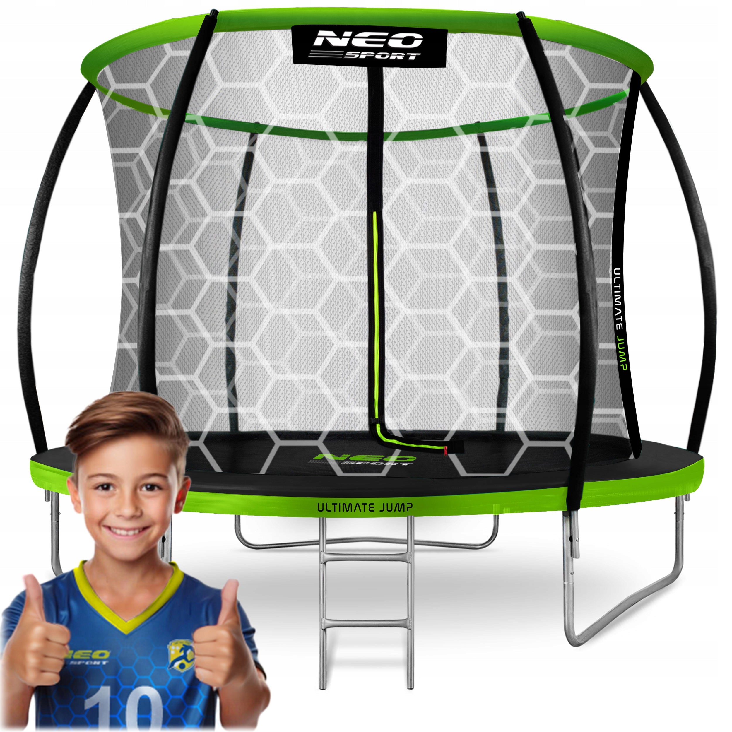 GARDEN TRAMPOLINE FOR CHILDREN 312cm NEOSPORT SOLID SAFE 10ft