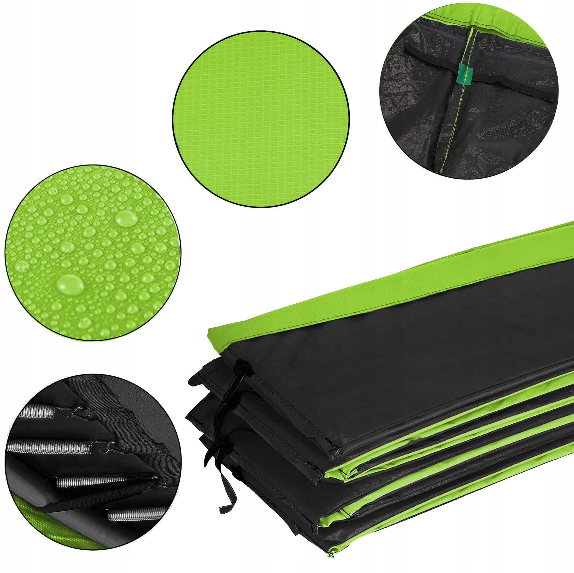 GARDEN TRAMPOLINE FOR CHILDREN FOR GARDEN WITH INNER MESH 12FT 374cm Height from ground level 87 cm