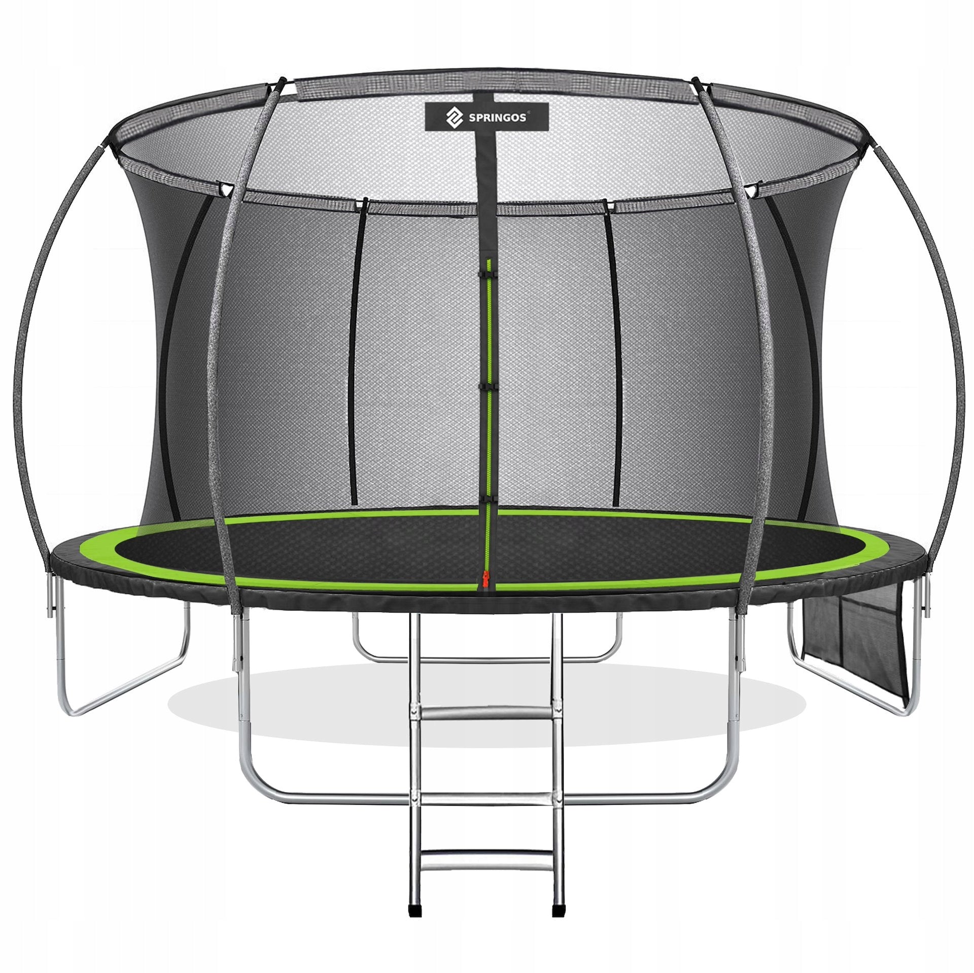 GARDEN TRAMPOLINE FOR CHILDREN FOR GARDEN WITH INNER MESH 12FT 374cm