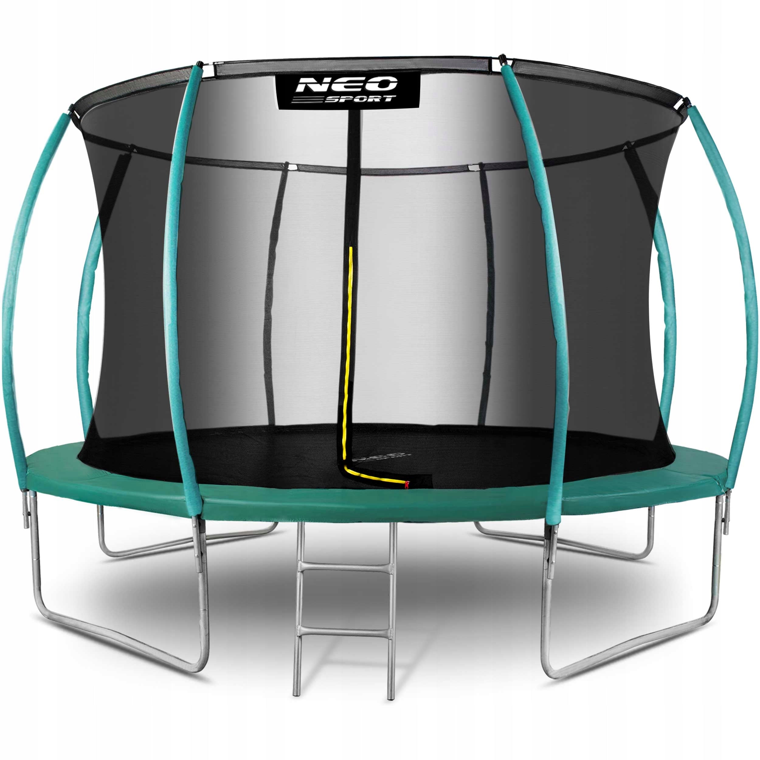 GARDEN TRAMPOLINE FOR CHILDREN LADDER 374cm 12ft