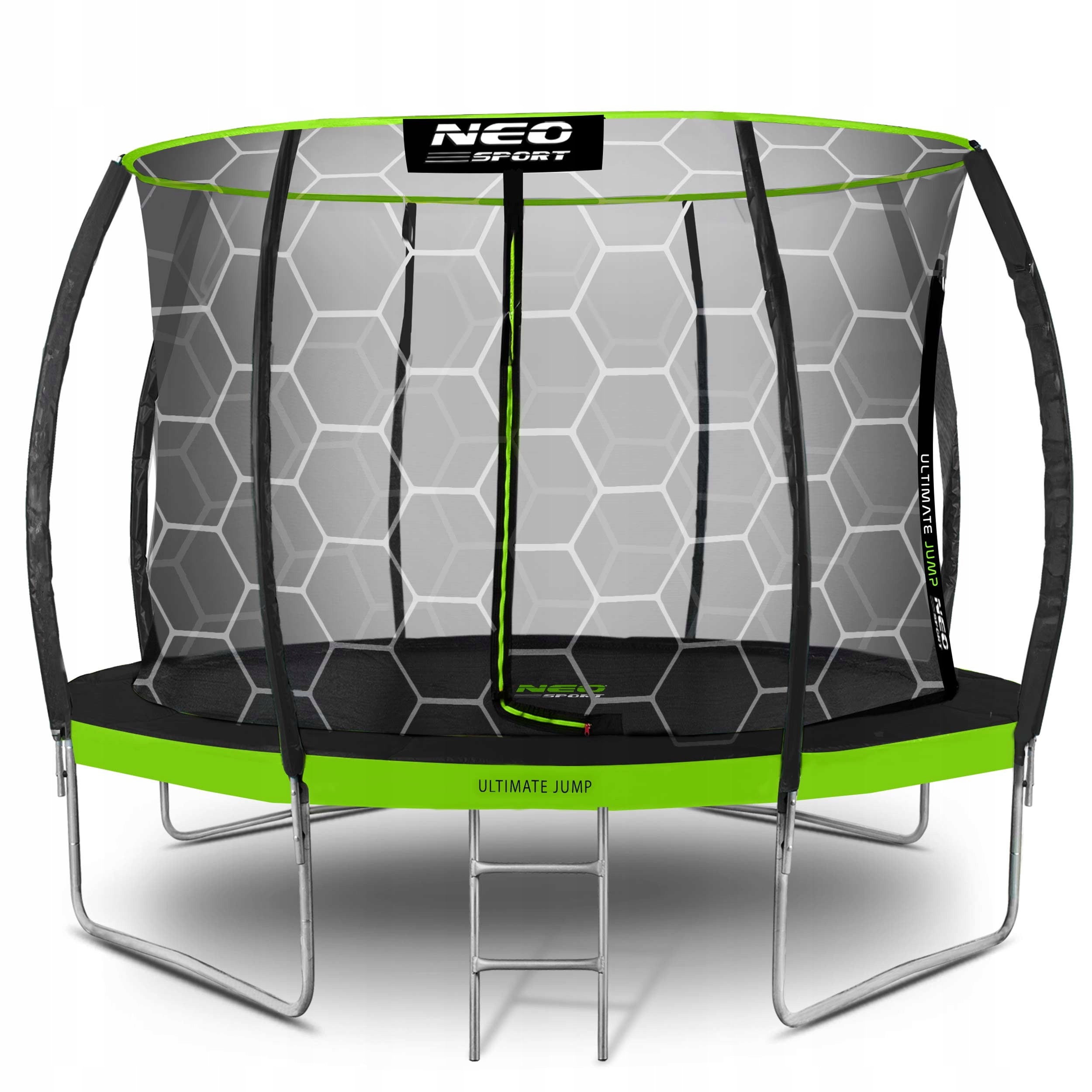 GARDEN TRAMPOLINE FOR CHILDREN WITH INNER MESH 374cm 12ft NEOSPORT