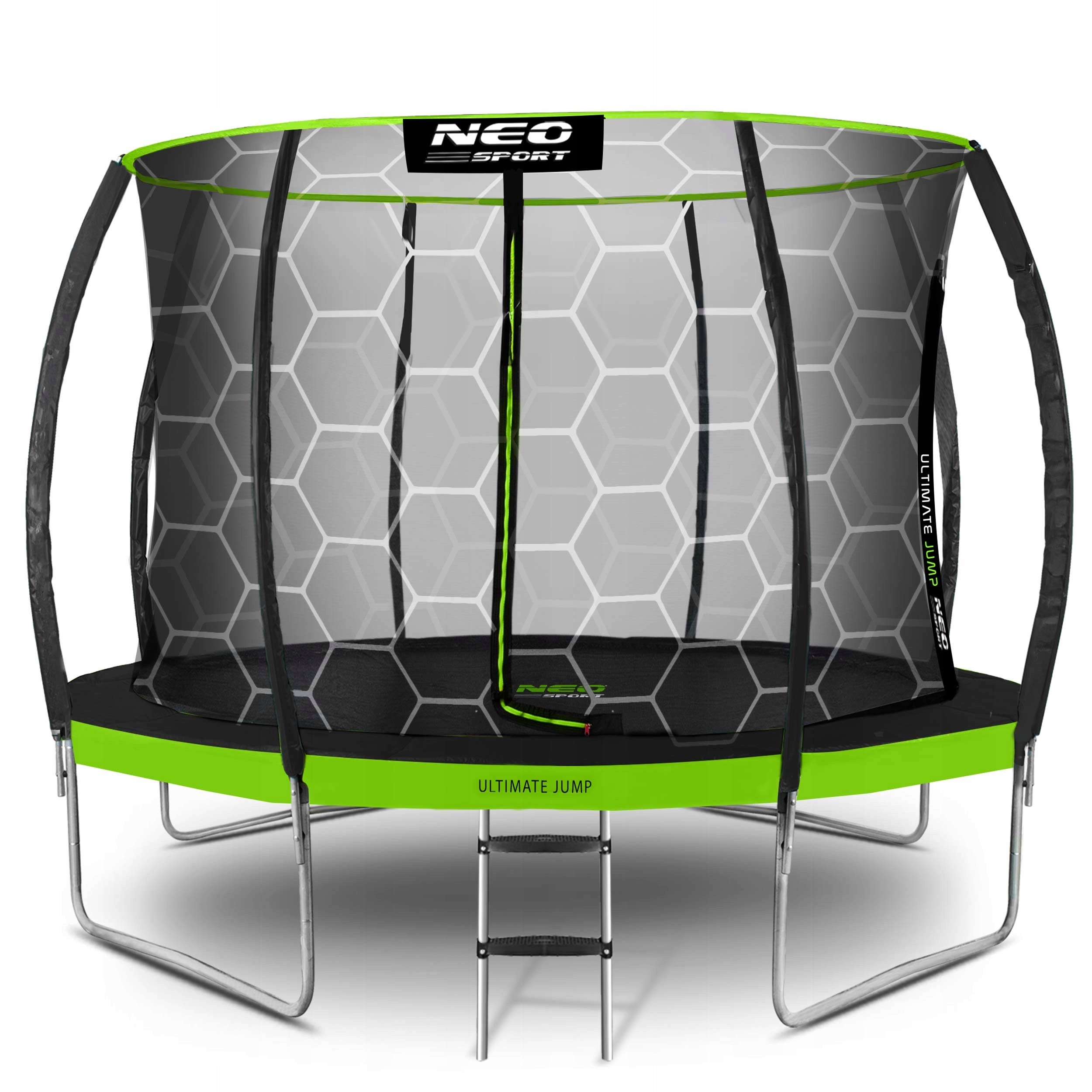 GARDEN TRAMPOLINE FOR CHILDREN WITH INNER MESH 435cm 14ft NEOSPORT Brand Neo-sport