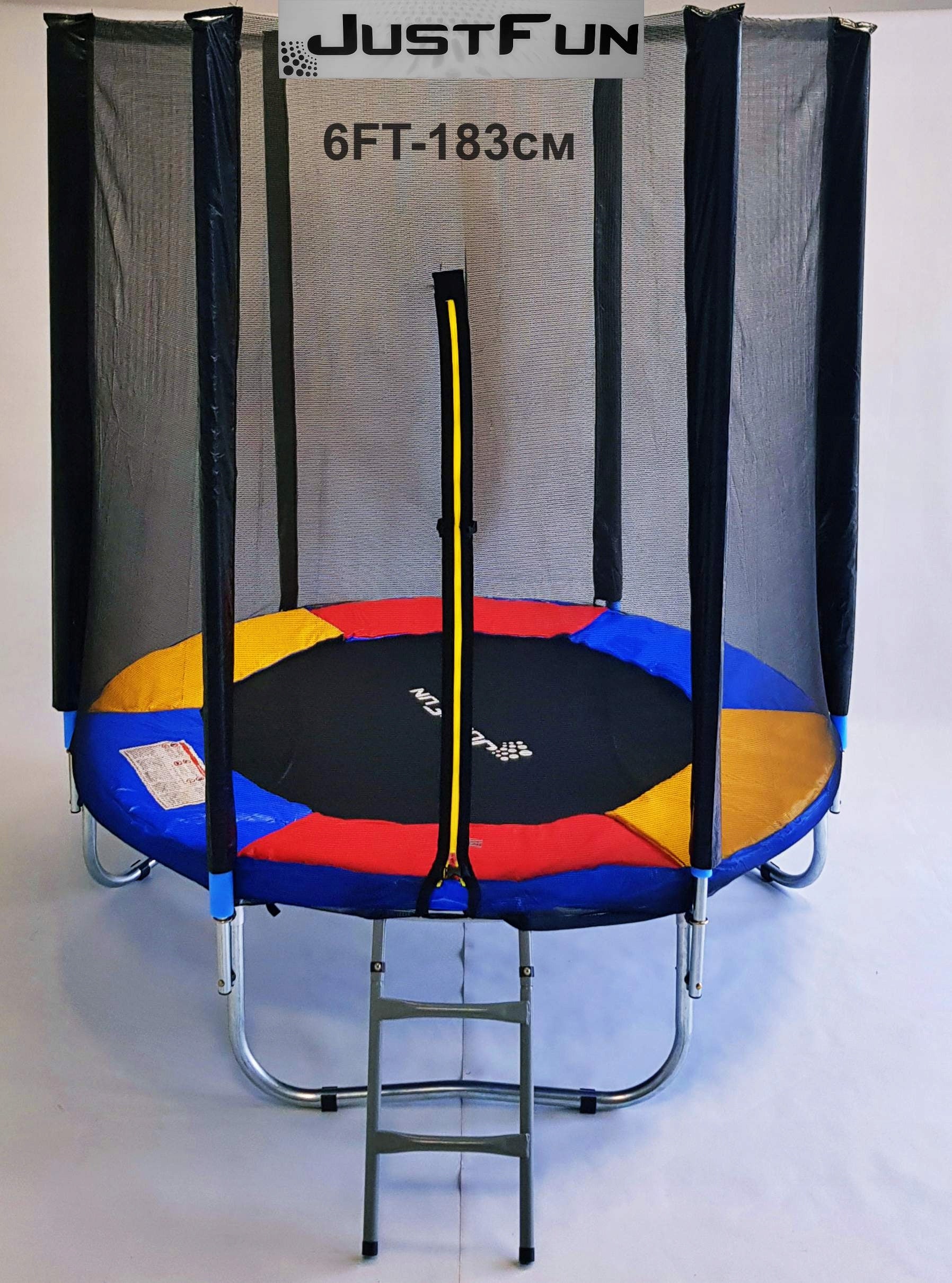 GARDEN TRAMPOLINE JUST FUN 6FT-183CM MULTI Manufacturer code 2550